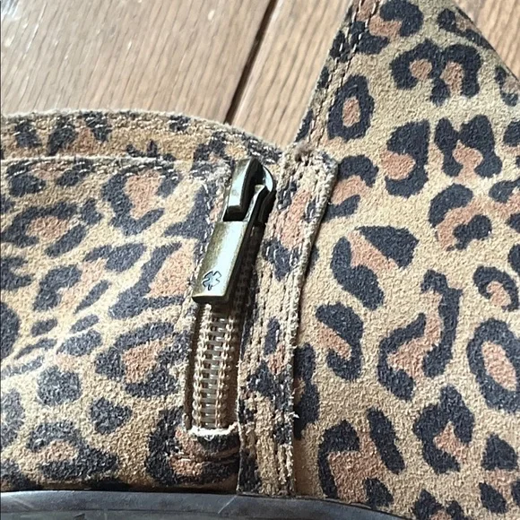 Lucky Brand Animal Print Ankle Boots - Picture 5 of 9